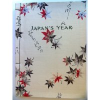 極美品　ちりめん・平紙両用本「日本の歳月（Japan's Year)」　著者J.D.カロザーズ　Julia.D.Carrothers