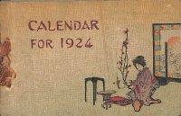 ちりめん本　ミニ版・1924年カレンダー( Calendar for 1924)  5.3×8.2cm 9丁